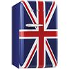 Smeg Frigorifero 1 porta Smeg FAB10RUJ - Frigorifero 1 porta - 114 litri - Frigorifero/Congelo: Freddo statico/Freddo statico - Sbrinamento automatico - Bandiera Union Jack - Classe A+ / Posa libera