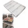 Generico Griglia rialzata per carne in acciaio inox 201 con supporti | Ripiano drenante per maiale, manzo e pollo, cella frigo, macelleria e cucina pro(70x40x4cm)