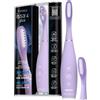 FOREO issa 4 plus Spazzolino Elettrico Sonico - Bundle 4-in-1 Ricaricabile con AI, Testina Ibrida Silicone e Polimero Extra, Setole Morbide, Sbiancante denti, Pulizia denti Ultra-Igienica
