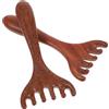 HINTRMENT Massaggiatore per Cute Capelluto in Legno 2 Pezzi Funzione di Massaggio Preciso Punti Occhi e Sollievo Prurito per Rilassamento e Benessere