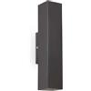 Ideal Lux SKY AP2 NERO Mod. 126890 Lampada Da Parete 2 Luci