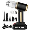 Yuxava Aspirabriciole Senza Fili, 22000Pa 4-in-1Aspirapolvere Auto Portatile, Aspiratore e Soffiatore con Motore Brushless, Mini Aspirapolvere Potente per Auto Casa Ufficio Peli di Domestici