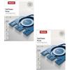 Magazzini GM 4 Sacchetti per aspirapolvere in microfibra + Filtri compatibili per Miele HyClean Pure, Ecologico, 80% Materiale Riciclato (1, GN)