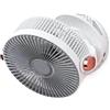 Samuliy Ventilatore con clip - Ventola a morsetto, ricarica USB silenziosa, velocità regolabile, luce notturna, da appendere, per camera da letto, viaggi, cucina, auto, officina, da campeggio