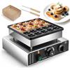 CGOLDENWALL 25 Fori Macchina Per Pancake Olandese, con Rivestimento Antiaderente, Timer 0-5 min e Temperatura Regolabile 50-300℃, Mini Dutch Pancake Maker per Dorayaki, Poffertjes, Muffin