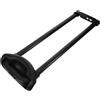COOLHIYA Maniglia Trolley Telescopica per Valigie, Alluminio Ferro Nero | Maniglia Valigia Ricambio, Manico Telescopico Valigia Ricambio, Regolazione Precisa