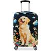 SICANAUO Copertura per valigia, copertura elastica per bagagli da viaggio, lavabile, antigraffio, copertura per bagagli, copertura personalizzata, multicolore, S(19-21 Zoll), Stile 2: