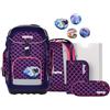 ergobag set zaino scolastico maxi set Pearl DiveBear - Lilla