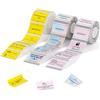 NIIMBOT Etichette 3 rotoli compatibili con stampanti NIIMBOT B1 B2 B21 Pro B3S, 40 x 30 mm giallo + 40 x 30 mm blu + 41 x 41 mm rosa