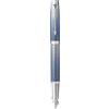 PARKER Penna stilografica IM Premium Special Edition Polar (Silver) M Blu