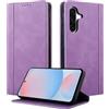 CASAFUNY Custodia per Samsung Galaxy A56 5G Cover a Libro Portafoglio in Pelle PU Protettiva, Flip Caso Custodia per Samsung A56 5G, Viola