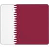 PHAYAH Tappetino per mouse con motivo bandiera del Qatar, superficie impermeabile e base in gomma antiscivolo con bordi cuciti, tappetino per mouse per computer portatile, 25,4 x 30,5 cm