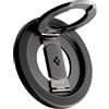 Spigen O-Mag MagFit+ Anello MagSafe [Supporto a Doppia Cerniera] Impugnatura Doppio Magnete per Accessori Magnetici, iPhone 17 17e 16 15 14 13 12 e Cover MagSafe/Pixelsnap per Samsung, Pixel - Nero