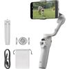 DJI Osmo Mobile 6 Stabilizzatore Smartphone, Manico telescopico | Stabilizzatore 3 assi, portatile e pieghevole, gimbal Android/iPhone con ShotGuides, stabilizzatore vlogging, grigio platino