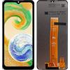 SwarKing Display LCD compatibile con Samsung Galaxy A04s SM-A047 Touch Screen Digitizer (nero senza cornice Ricambi con strumenti gratuiti