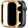 WFCKPQF Custodia Alluminio Compatibile con Apple Watch Serie 3 38mm, Glitter Custodie Anti Graffio Acciaio Inox Custodia Protezione Bumper di Alluminio Cover Compatibili con iWatch 38mm Series 3 2 1
