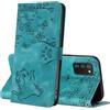 NETANY Cover per Samsung Galaxy A02S / M02S, Flip Premium Pelle PU Libro Portafoglio Protettiva Custodia con Slot Scheda Supporto Stand Protezione Completa Cover per Samsung A02S / M02S (Bleu)