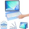 FUWANG Custodia per iPad A16 11 (A16)/10 Gen con tastiera, trackpad a 360°