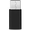 NAUC Adattatore Micro USB a USB-C Maschio Converte 2.0 a 3.1, Nero, 2 Pezzi