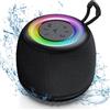 JYX Cassa Bluetooth 5.4 Potente 40W con Luce, Autonomia 30 ore, Doppio Basso Driver, IPX7, TWS Accoppiamento AUX, TF, USB, Ideale Attività All'aperto/Feste/Viaggi, Nero