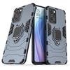 MaiJin Compatibile con OPPO Reno 7 5G Cover, Custodia Armor Anello Cavalletto (Funziona con il Supporto Magnetico per Auto) Case Paraurti (Blu Navy)