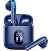 Drsaec Cuffie Bluetooth 5.4, 2026 Nuovo Auricolari Bluetooth 6D Stereo Cuffie Wireless In Ear con 4 ENC Mic, 30Ore Cuffie Senza Fili Cancellazione Rumore Cuffiette Sport Earbuds IP7 Impermeabili Headphones
