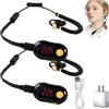 Sjfbebsy Mini walkie talkie 2 pezzi, ricetrasmettitore Fm portatile piccoli walkie talkie per ristoranti, supermercato, ospedale, turismo, mini