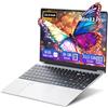 DIAKUOE 15.6 Pollici PC Portatile 16GB RAM 512GB SSD, Win 11 Notebook Celeron N95 CPU, 180° Flip Laptop FHD 1920*1080, Tastiera Retroilluminata, Sblocco Impronta Digitale, USB3.0+BT4.2+Webcam+Mini-HDMI