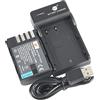 DSTE DE DSTE Batteria agli ioni di litio e caricabatterie micro USB, compatibile con Panasonic DMW-BLF19E DMW-BLF19 Lumix DMC-GH3 DMC-GH3A DMC-GH3AGK DMC-GH3GK DMC-GH4