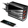 Generico Caricatore Rapido, Adattatore Multiporta Type C con, Accessori per Telefono Tablet PC Casa Ufficio Viaggio Famiglia Amici Dispositivi Auto