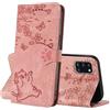NETANY Cover per Samsung Galaxy A31, Flip Premium Pelle PU Libro Portafoglio Protettiva Custodia con Slot Scheda Supporto Stand Magnetica Protezione Completa Cover per Samsung A31 (Rose)