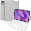 SXNIWBAI Custodia con tastiera per Lenovo Idea Tab 11 pollici 2025 (TB336FU/TB336ZU), magnetica smontabile, Bluetooth, spagnolo, Ñ, tastiera per tablet Lenovo Idea 11, custodia con supporto per penna