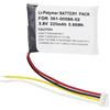 CHUNCAIL Batteria ai polimeri di litio per 361-00086-02, 3,8 V, 225 mAh, 0,86 Wh