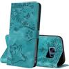 NETANY Cover per Samsung Galaxy S7 Edge (5,5 Pollici), Flip Premium Pelle PU Libro Portafoglio Protettiva Custodia con Slot Scheda Supporto Stand Magnetica Protezione Completa (Blu)