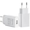 Blackview Caricatore da parete USB 18 W, adattatore di spina europea per cellulari, tablet, cuffie e altri dispositivi, conforme CE (1 pezzo)
