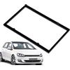 BommFu Telaio di montaggio per auto, autoradio doppio 2 DIN, telaio di montaggio per autoradio 2 DIN - mascherina radio -sal per auto radio Stereo Player