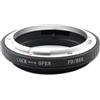 GROVDDNT Anello adattatore per obiettivi Canon FD su fotocamere EOS EF, tubo adattatore FD-EOS, controllo manuale completo, lega di alluminio