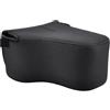 Generico Custodia fotocamera DSLR, compatibile con Canon, 5D 6D 7D | Borsa in neoprene 15x11.5x20cm/5.9x 4.5x 7.8inch, borse a mano, D750 S1 S1R(Black)