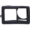 BONKZEBU Action Camera Sleeve in Silicone, Custodia per Protezione per Gocce con Copertura Dell'obiettivo, Cinghia Manuale e Corda da Polso, Compatibile per Action 5 Pro (Nero)