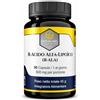 NOVAGING Acido alfa-lipoico R-ALA 500 mg, 90 capsule, 100% vegano, ciclo di 3 mesi | R-ALA premium standardizzato al 100%, elevata biodisponibilità. Efficacia ottimale. Testato senza OGM né allergeni. NovAging®