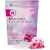Purecrafts Polvere Gel Massaggio 50g, Senza Profumo, 5L, Made in Japan | Gel massaggio wellness scivoloso, senza parabeni né glicerina. Base acqua, non appiccicoso. Made in Japan, fino a 5 litri