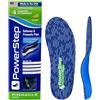 Powerstep Pinnacle - Soletta da uomo, blu, taglia 10-10,5, donna 12, Fabbrica, Men's 12-13