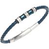 Breil, Bracciale Uomo in Pelle E Acciaio