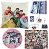 BirthZan Enhyppen Merch Regalo Set per Enhyppen, Enhyppen Merch | con 55 photocard,1 federa,1 portachiavi,1 bracciale,1 collana,12 adesivi,1 tappetino per mouse,1 magnete da frigorifero