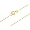 Silberketten-Store Collana a catena 0,8 mm, vero oro 333, lunghezza a scelta di 38-60 cm, 333 oro, cod. 1237