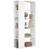 eSituro Libreria 10 Cubi 78x30x160 cm Bianco