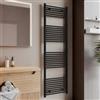 OGOMONDO Termoarredo Bagno Scaldasalviette Acciaio Nero Opaco