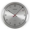 VERSA Orologi da Parete Stile Classico, Misure (H x L x L) 30 x 4,1 x 30 cm, Argento