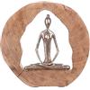 Casablanca modernes Design Casablanca - Scultura decorativa - Health - Legno di mango/alluminio - fatto a mano - altezza 27 cm