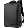 Mixroom - Zaino Porta PC Uomo Borsa per Computer Portatile Custodia Laptop Notebook 15.6" Con Attacco USB Casual Scuola Viaggio Z33 Nero
